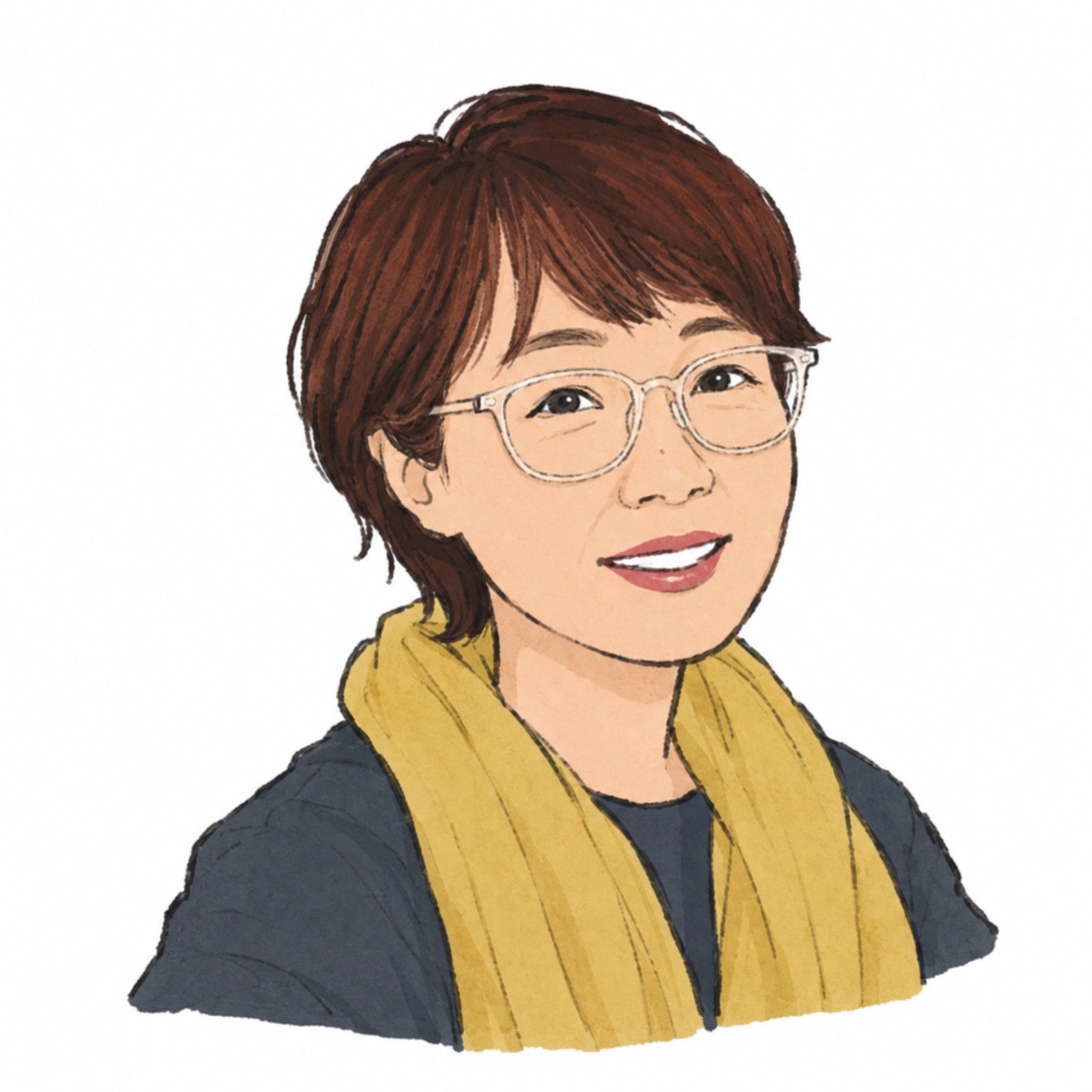 Illustrated portrait of Mrs. Sunjin